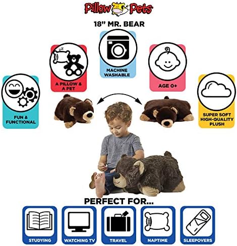 Pillow Pets Originals Mr Bear 18 Inch Plush Toy