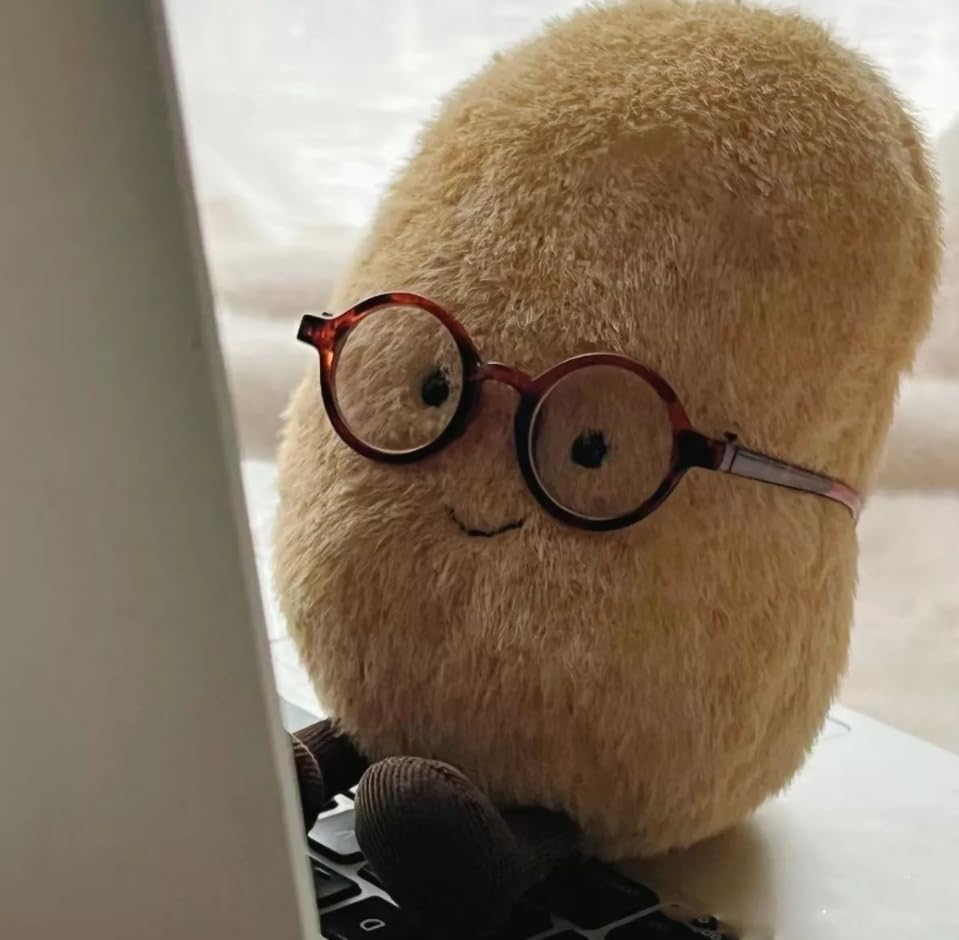 Cute Potato Plush Toy 6 Inch Soft Stuffed Doll