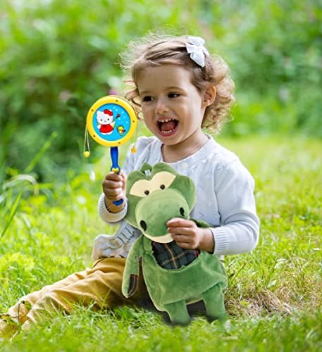 DolliBu Alligator Plush Backpack 14 Cute Kids Travel Bag