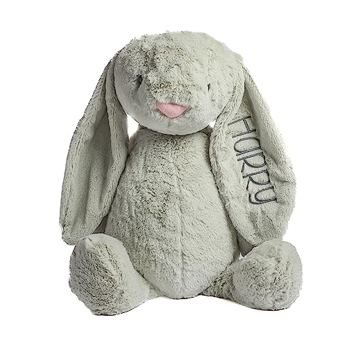 Personalized Plush Bunny - Custom Name Embroidered Stuffed Animal Toy for Kids