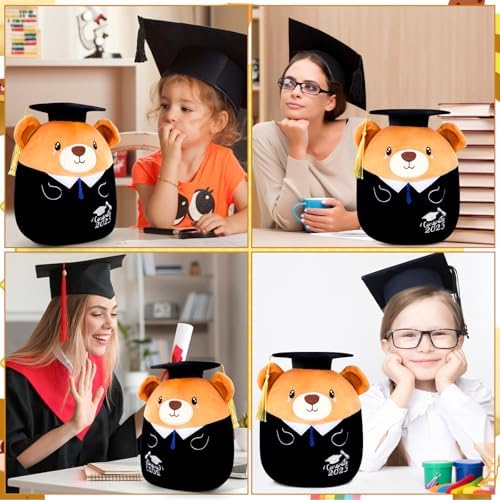 Graduation Bear Plush Pillow 8 Inch 2025 Class Gift