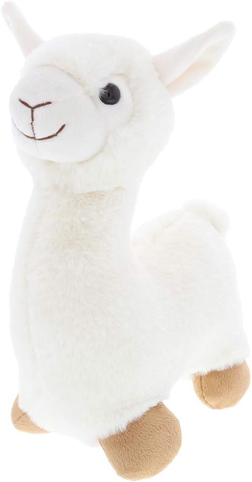 DolliBu Super Soft White Llama Plush Toy 11 Inches