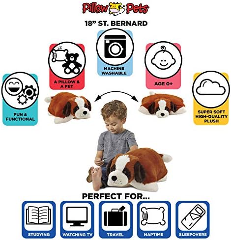Pillow Pets Originals St Bernard 18 Plush Toy