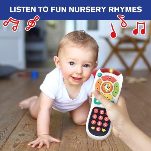 Baby Remote Control Toy with 20 Learning Buttons