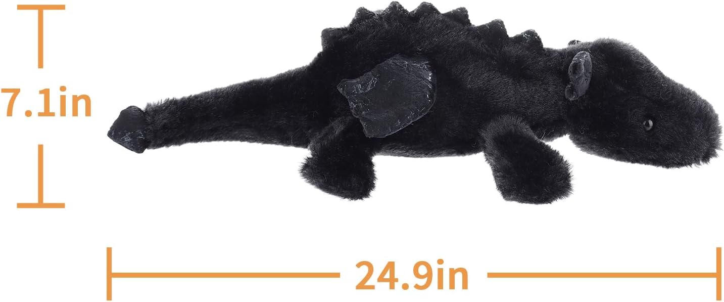 Apricot Lamb Lying Dragon Dinosaur Plush Toy for Kids