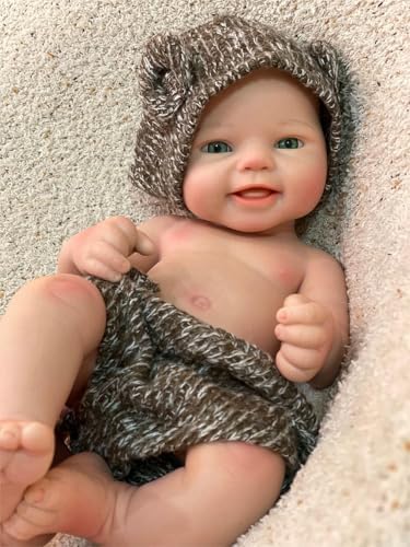 Abenduot 16 Inch Silicone Newborn Baby Boy Doll
