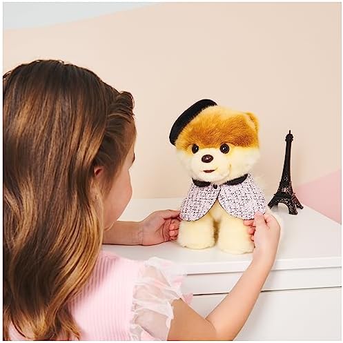 GUND Boo Plush Dog with Paris Beret - 9 Inch