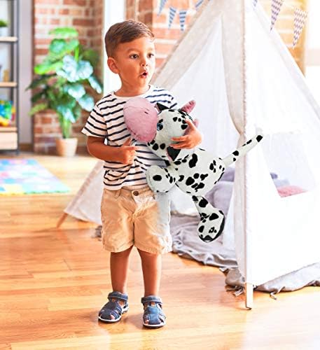 DolliBu Plush Cow Pillow - 27 Inch Big Hugging Toy