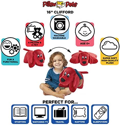 Pillow Pets Clifford The Big Red Dog Plush Stuffed Animal