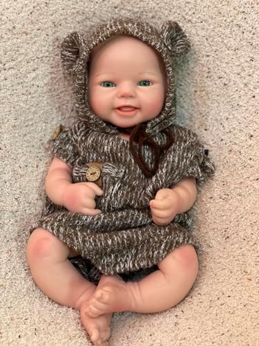 Abenduot 16 Inch Silicone Newborn Baby Boy Doll