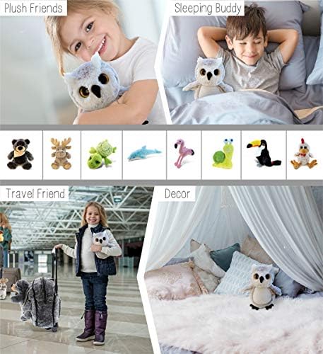 Puzzled DolliBu Owl Plush - 9 Inches Super Soft Stuffed Animal