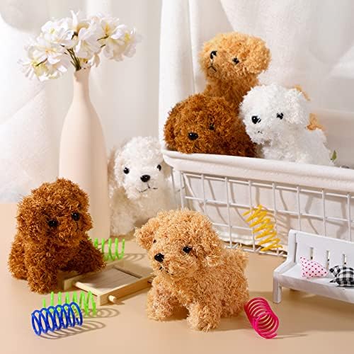 Skylety 12-Pack 5 Mini Dog Plush Toys Set
