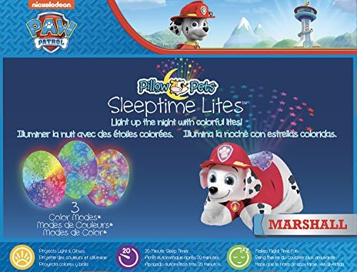 Pillow Pets Paw Patrol Marshall Sleeptime Lite Plush Nightlight
