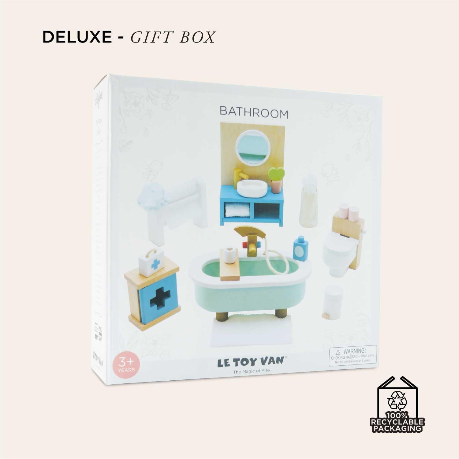 Le Toy Van Daisylane Bathroom Wooden Toy Set