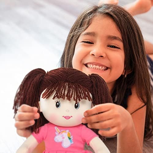 Linzy 16 Pink Laura Soft Plush Rag Doll