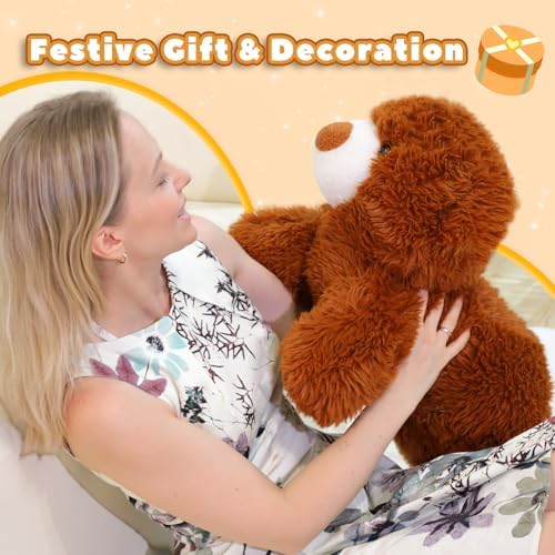 Brown Bear Plush 20 Inch Stuffed Animal Toy 1