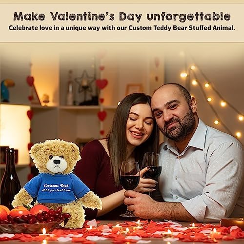 Customized Beige Brandon Bear 12 Inch Personalized Plush Toy