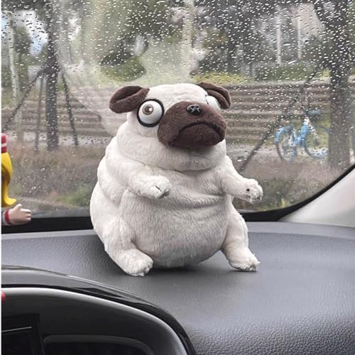 Pug Dog Stuffed Animal 6 Inch Funny Ugly Cute Plush Toy