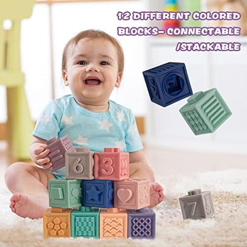 SpringFlower 3 in 1 Montessori Toys for Babies 0-12 Months