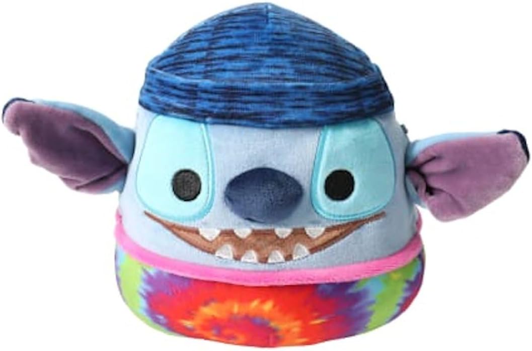 Squishmallows Disney Stitch Tie Dye 65 Medium Blue