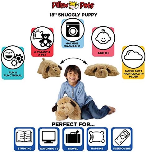 Pillow Pets Snuggly Puppy - 18 Plush Pillow Toy