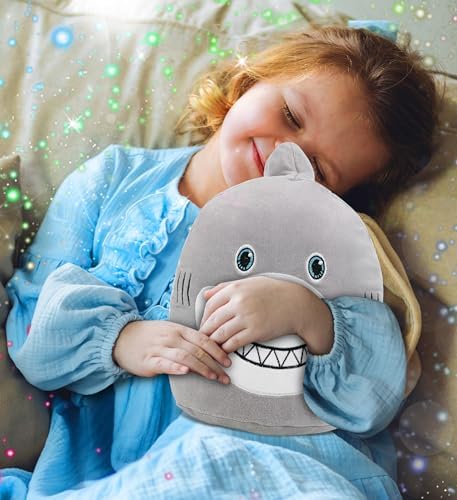 DolliBu Snug-Mooshies Shark Plush 10 Inch