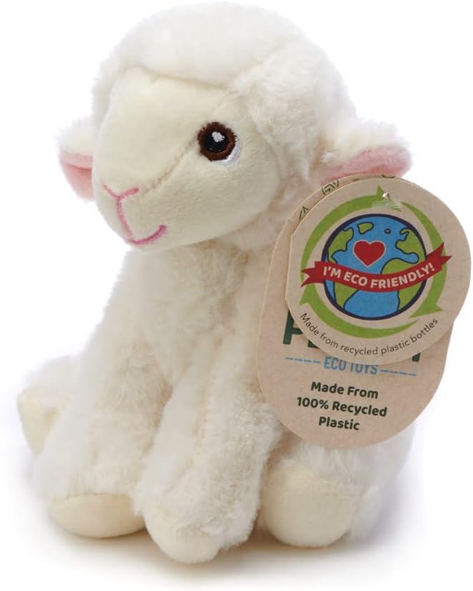 Deluxe Paws Your Planet 6 Eco Soft Plush Lamb Teddy Bear