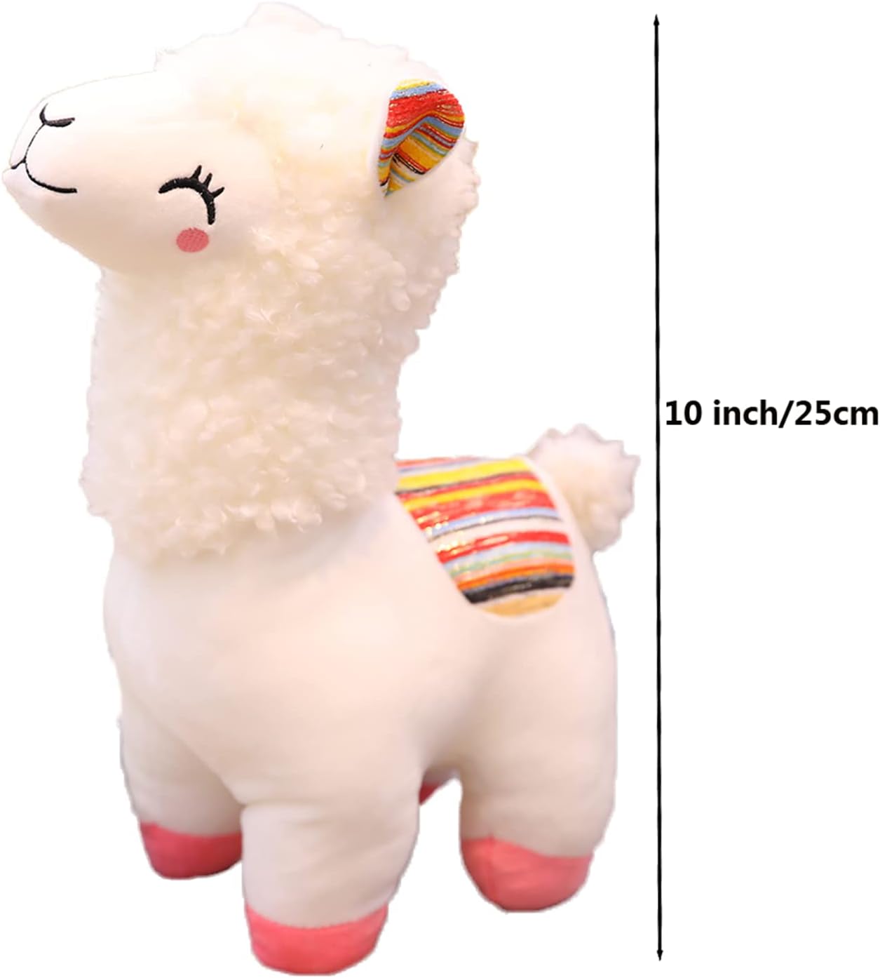 Cute Plush Alpaca Stuffed Animal Fluffy Llama Toy for Kids and Lovers
