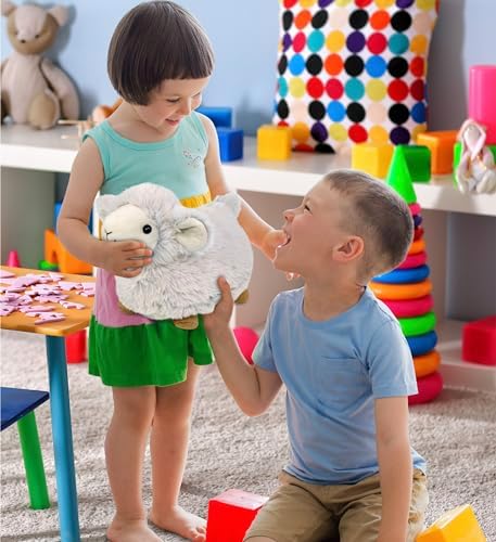 DolliBu White Sheep Plush Toy - 115 Inches