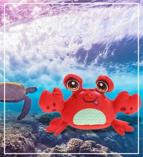 DolliBu Red Crab Plush Toy 55 Inches Huggable Cuddle Gift