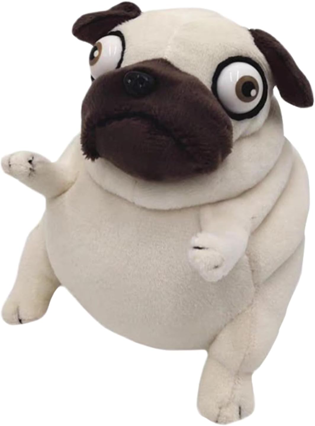 Pug Dog Stuffed Animal 6 Inch Funny Ugly Cute Plush Toy