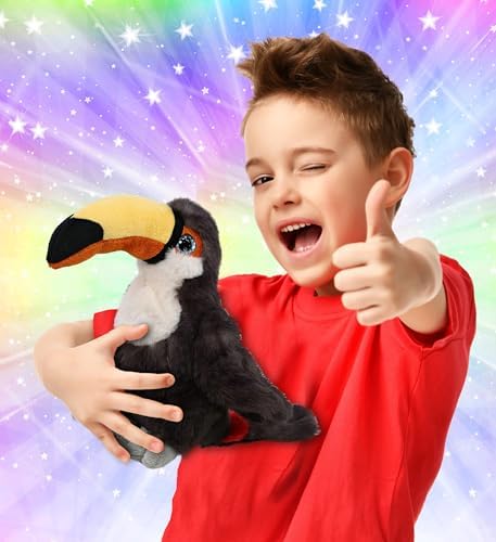 DolliBu Toucan Plush - 8 Inches Super Soft Stuffed Animal