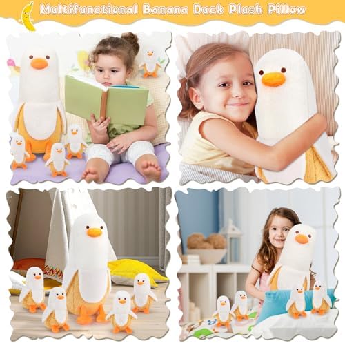 Auspicious Beginning 5-Piece Banana Duck Plush Set