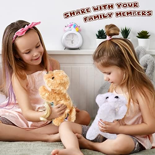 Harrycle 6 Pcs 8 Inch Plush Dog Pillow Toy Set