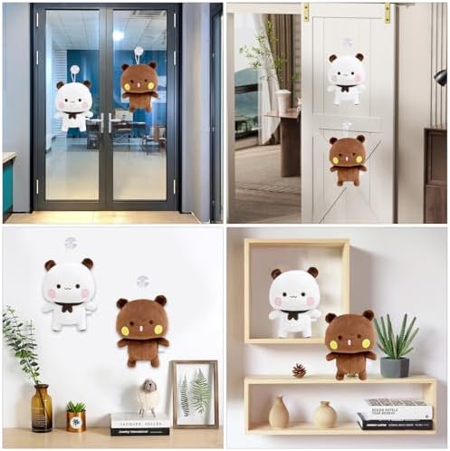 2 Pcs Bubu Dudu Bear Plush Toys for Kids and Girlfriends