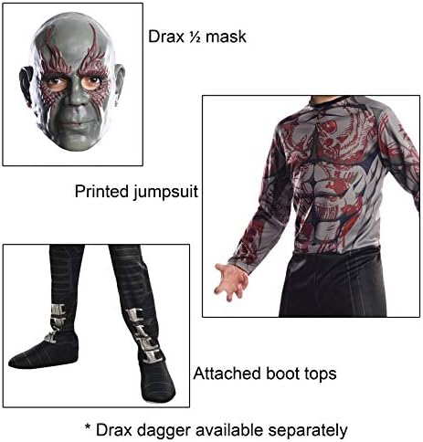 Rubies Marvel Avengers Endgame Drax Costume for Kids