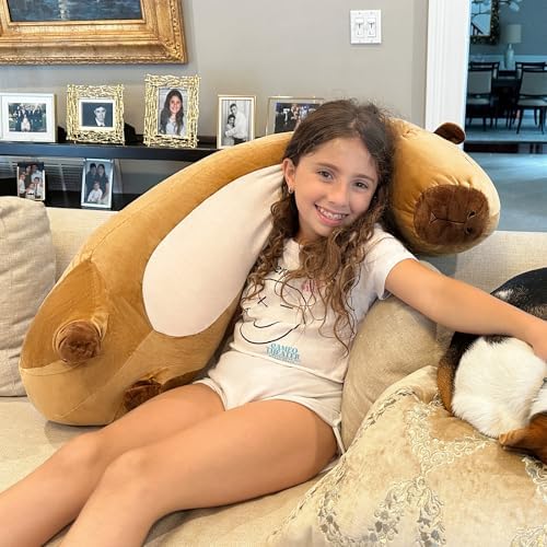 MorisMos Capybara Body Pillow 393in Cuddly Plush Toy for Kids Adults