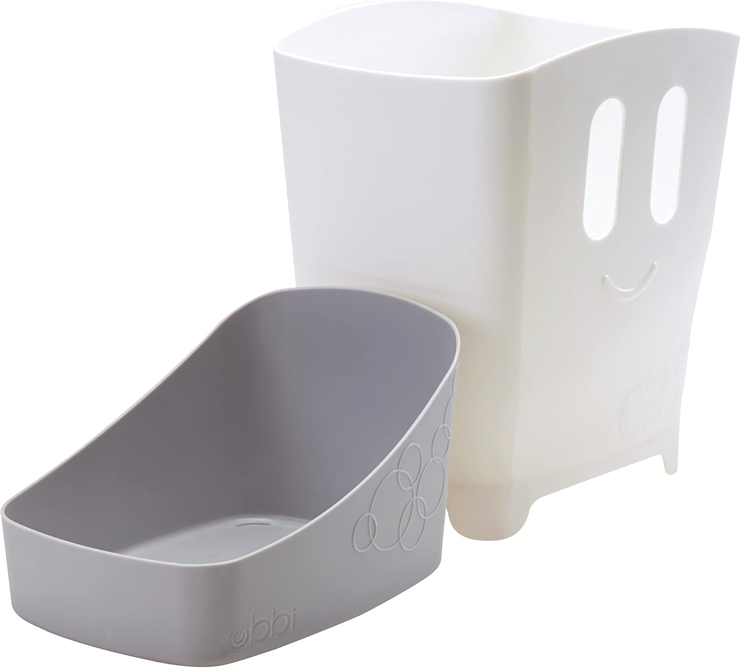 Ubbi Freestanding Bath Toy Organizer Gray