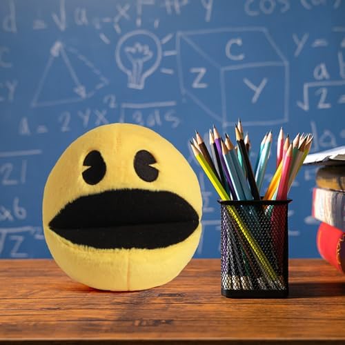 WjcnPac-Man 6 Inch Yellow Plush Stuffed Animal