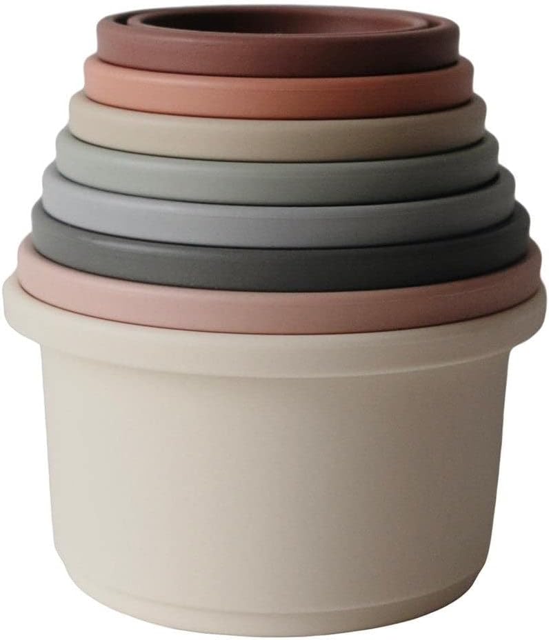 Mushie Stacking Cups Toy Made in Denmark