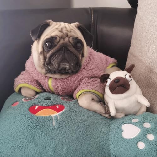Pug Dog Stuffed Animal 6 Inch Funny Ugly Cute Plush Toy