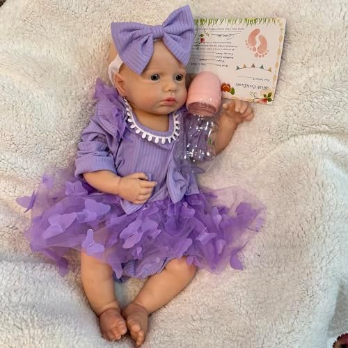 OtardDolls 18 Inch Realistic Silicone Baby Girl Doll
