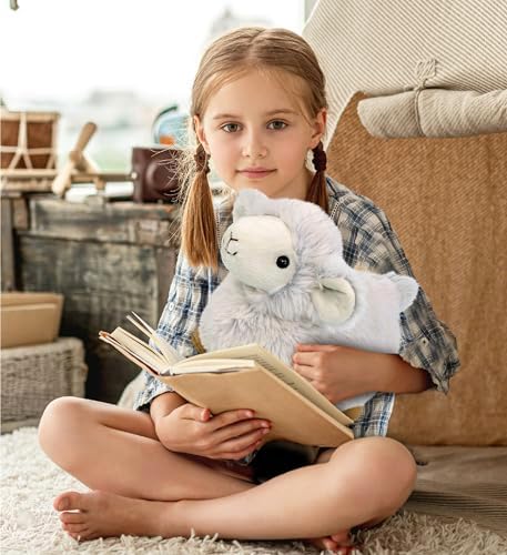 DolliBu White Sheep Plush Toy - 115 Inches