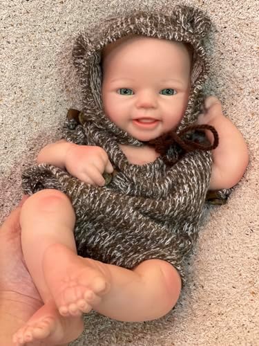 Abenduot 16 Inch Silicone Newborn Baby Boy Doll