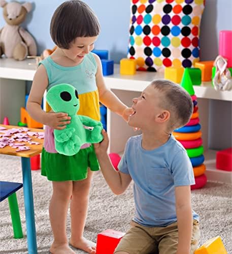 DolliBu Green Alien Plush Stuffed Animal 6 Inches 1