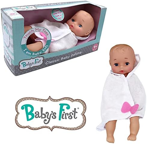 Babys First Bathtime Baby Softina Doll 1