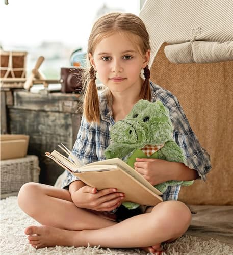 Puzzled DolliBu Plush Alligator - 8 Inch Soft Huggable Stuffed Animal
