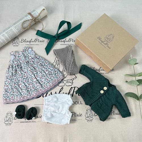 BlissfulPixie 12 Inch Waldorf Doll Clothes Set
