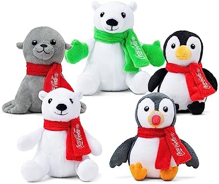 Coca-Cola Pop Cans Collectible Plush Stuffed Animal