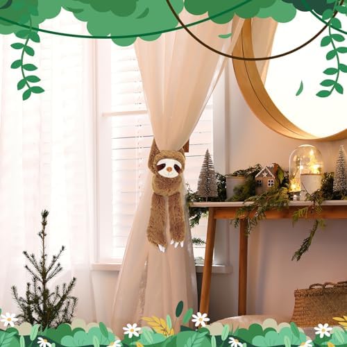 Queekay 2-Pack Sloth Plush Toy Hanging Decor 1